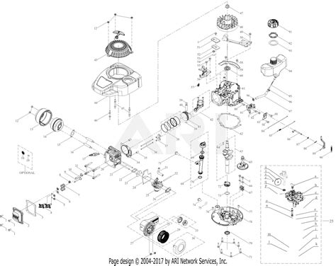 troy bilt tpt cc engine parts diagram  tpt general assembly