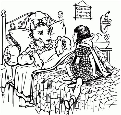 red riding hood coloring pages  coloring home