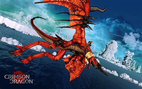 crimson dragon full hd wallpaper  background image  id