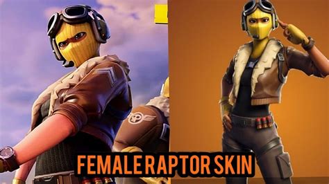 Fortnite Female Raptor Skin Youtube