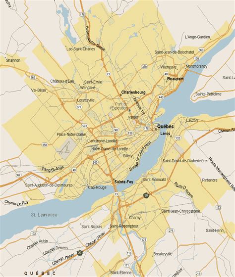 quebec city map region quebec listings canada