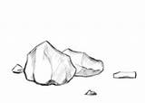 Rock Stone Drawing Clipart Rocks Rough Draw Techniques Photoshop Webdesign Clip Sketch Simple Cliparts Cartoon Step Ultimate Realistic Drawings Library sketch template