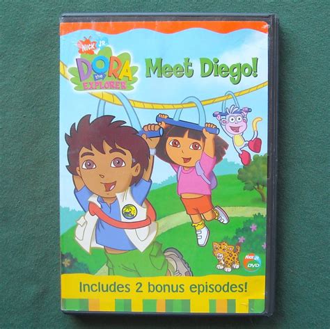 nick jr dora  explorer meet diego dvd