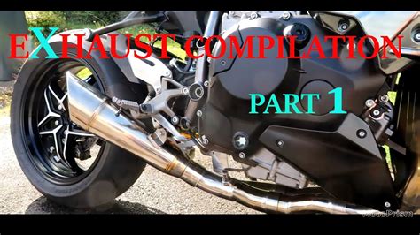 exhaust compilation bike youtube