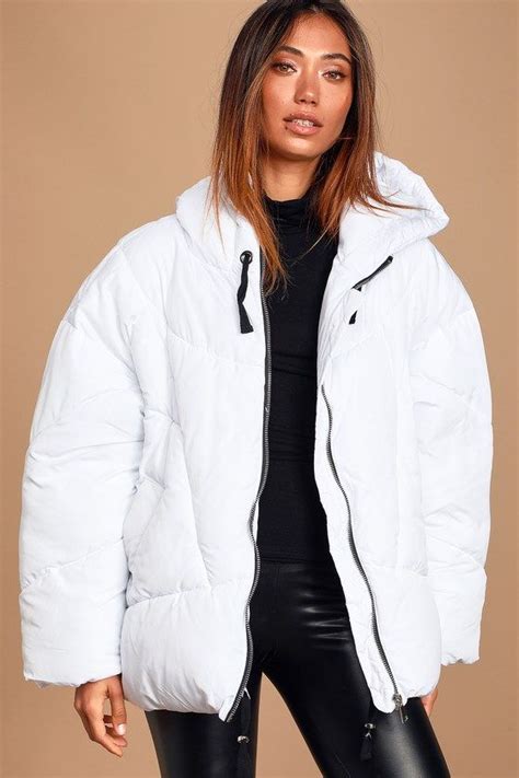 hailey white hooded oversized puffer coat womens puffer coats oversized puffer coat coat
