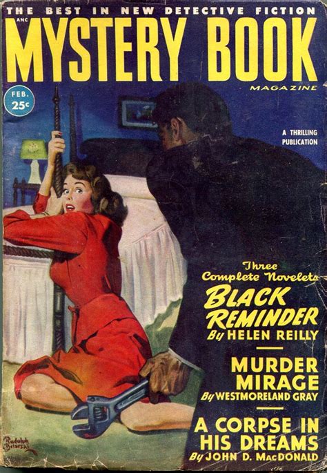 Mystery Book Pulp Covers