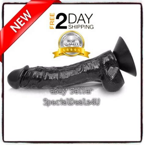 Realistic Dildo 10 Inch Lifelike Big Real Dong Suction Cup Waterproof