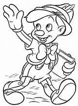Pinokkio Pinocchio Disneykleurplaten Pinocho Pintar sketch template