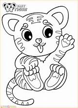 Tigre Harimau Mewarnai Colorir Marimewarnai Getcolorings Paud sketch template