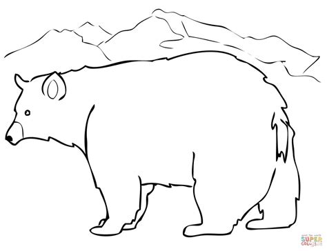 black bear coloring page  printable coloring pages clipart