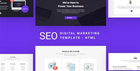 seo digital marketing html template templatesvip