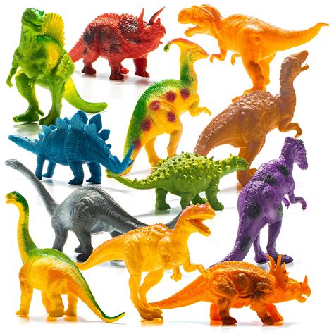 prextex realistic   dinosaurs pack   toys  boys  girls  years   large