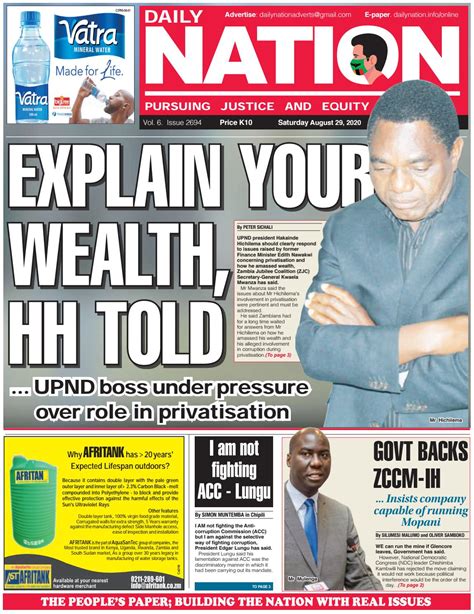 daily nation saturday august    dailynation issuu