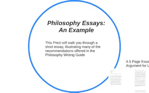 philosophy essay    christopher pearson  prezi
