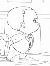 Boss Baby Coloring Para Pages Pintar Activities Colorear Online Book Pañales Printable Tablero Seleccionar Jefe Dibujar sketch template