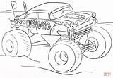 Coloring Monster Truck Avenger Pages Printable Drawing Dot sketch template