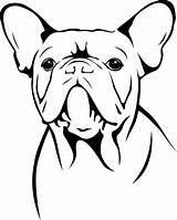 Bulldog Franse Frenchie Bull Bulldogs Tekening Pixers Bulldoggen Buldog Handys Appel Getdrawings Head sketch template