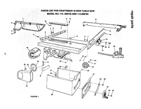 craftsman  user manual  table  manuals  guides