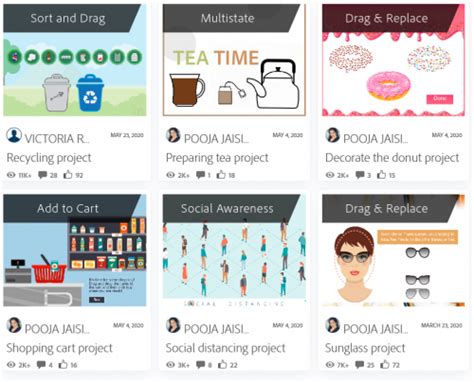 sample drag drop projects elearning