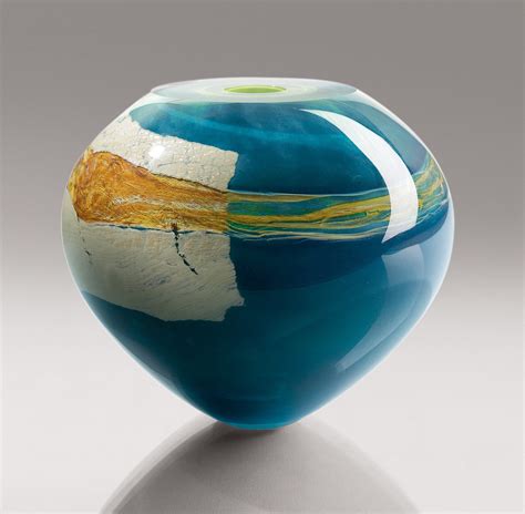 Mykannos By Randi Solin Art Glass Vessel Artful Home