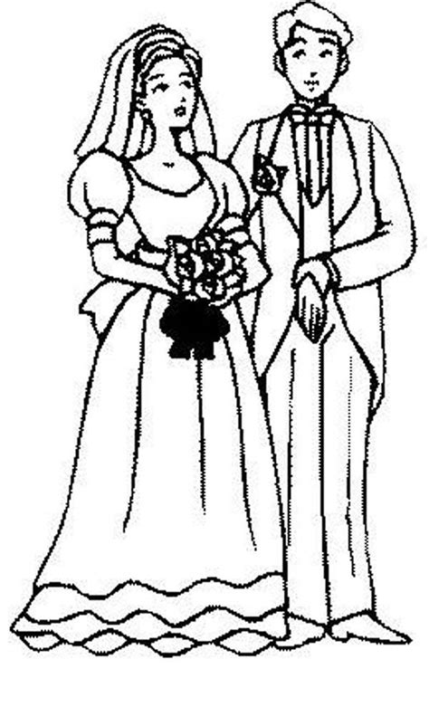 people  married coloring page coloring sky