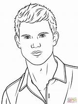 Taylor Swift Drawing Coloring Lautner sketch template