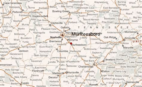 murfreesboro tennessee location guide