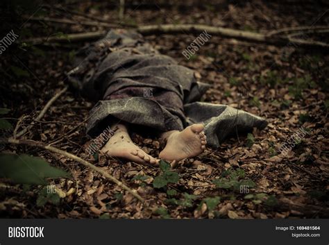 dead body barefoot boy image photo  trial bigstock