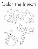 Insects Insect Preschool Twisty sketch template