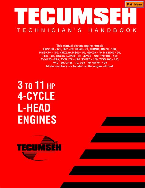 tecumseh    hp engine manual manualzz