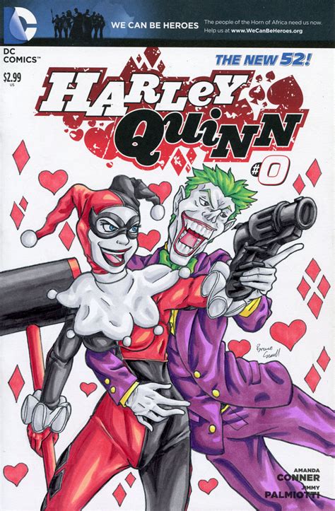 Bad Romance Harley Quinn Sketch Cover By Ibroussardart