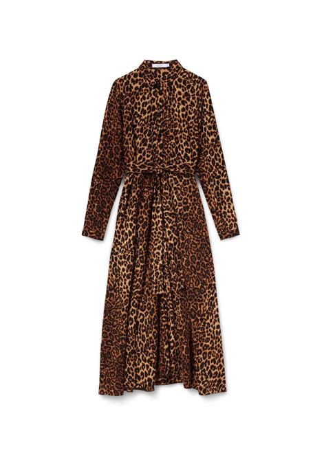 maxi leopard dress costes fashion mode lange jurken de jurk