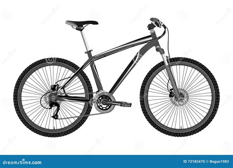 bicycle   white background stock vector illustration  leisure transport