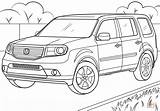 Honda Coloring Pilot Cr Pages Printable Template Categories sketch template