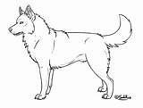 Husky Coloring Dog Drawing Siberian Outline Clipart Pages Dogs Lineart Puppy Deviantart Silhouette Drawings Kennels Sedillo Puppies Cliparts Library Template sketch template