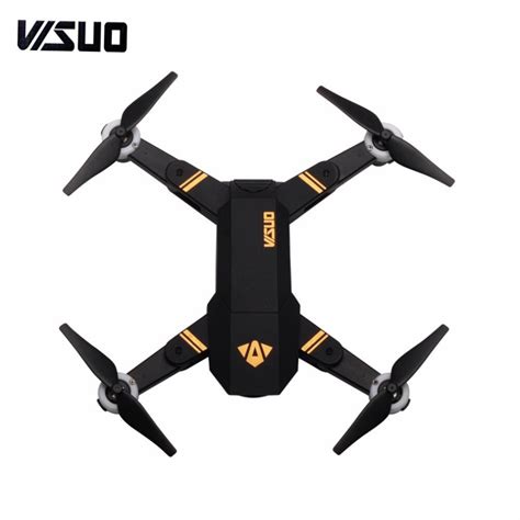 visuo xs  mini foldable fpv selfie drone rc quadcopter  p wide angle camera