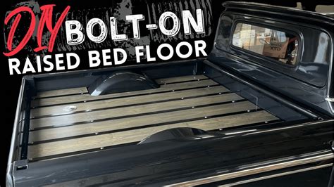 C10 Diy Bolt On Raised Bed Floor For Air Ride Suspension Youtube