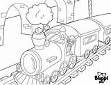 Blippi Coloring Pages Train Jumping Truck Printable Dinosaurs Garbage Kids Excavator sketch template