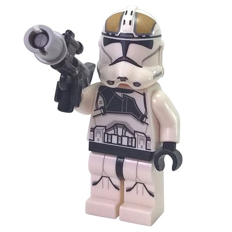 lego star wars clone trooper gunner minifigure  blaster phase