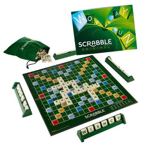 buy mattel scrabble board game word letters game   ages