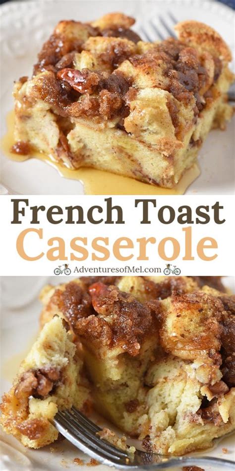 deliciously easy french toast casserole