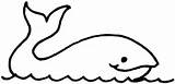 Whale Coloring Outline Water Drawing Surface Pages Printable Color Clipart Gif Bible sketch template