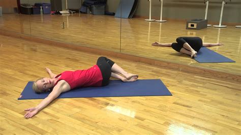 yoga supine spinal twist youtube