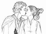 Anakin Wars Deviantart Padme Amidala sketch template