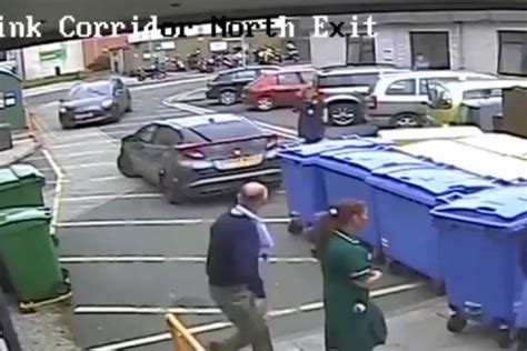 estranged dad chased wife with knife and then rammed her car in