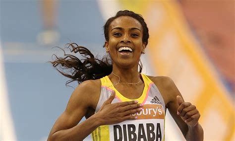 genzebe dibaba sets world record in birmingham her third in 15 days
