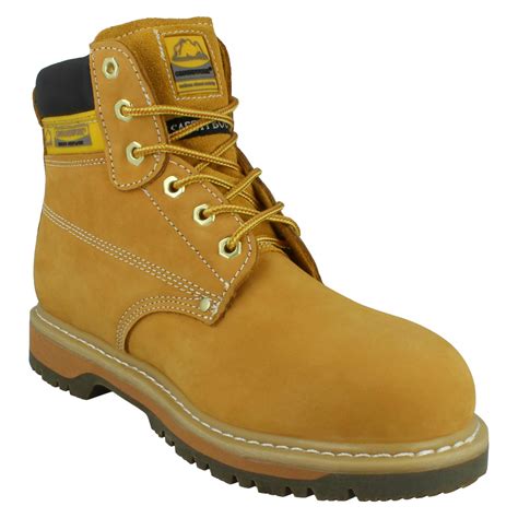 mens groundwork sk oil resistant safety boots  steel toe cap ebay