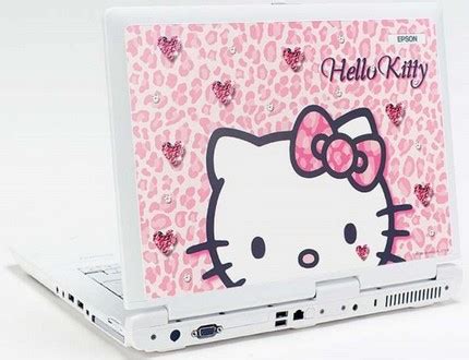 adhelhello kitty laptop  kitty cantik
