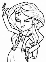 Shimmer Sunset Pony Little Princess Coloring Pages Play Color sketch template
