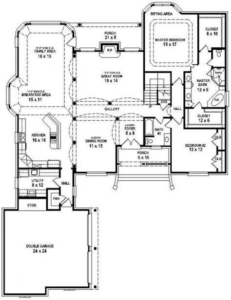bedroom open floor plan homes